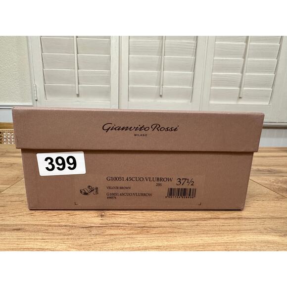 Gianvito Rossi Suede Buckle Dual-Band Platform Slide Sandals 7.5 US 37.5 EU NIB - Picture 13 of 14